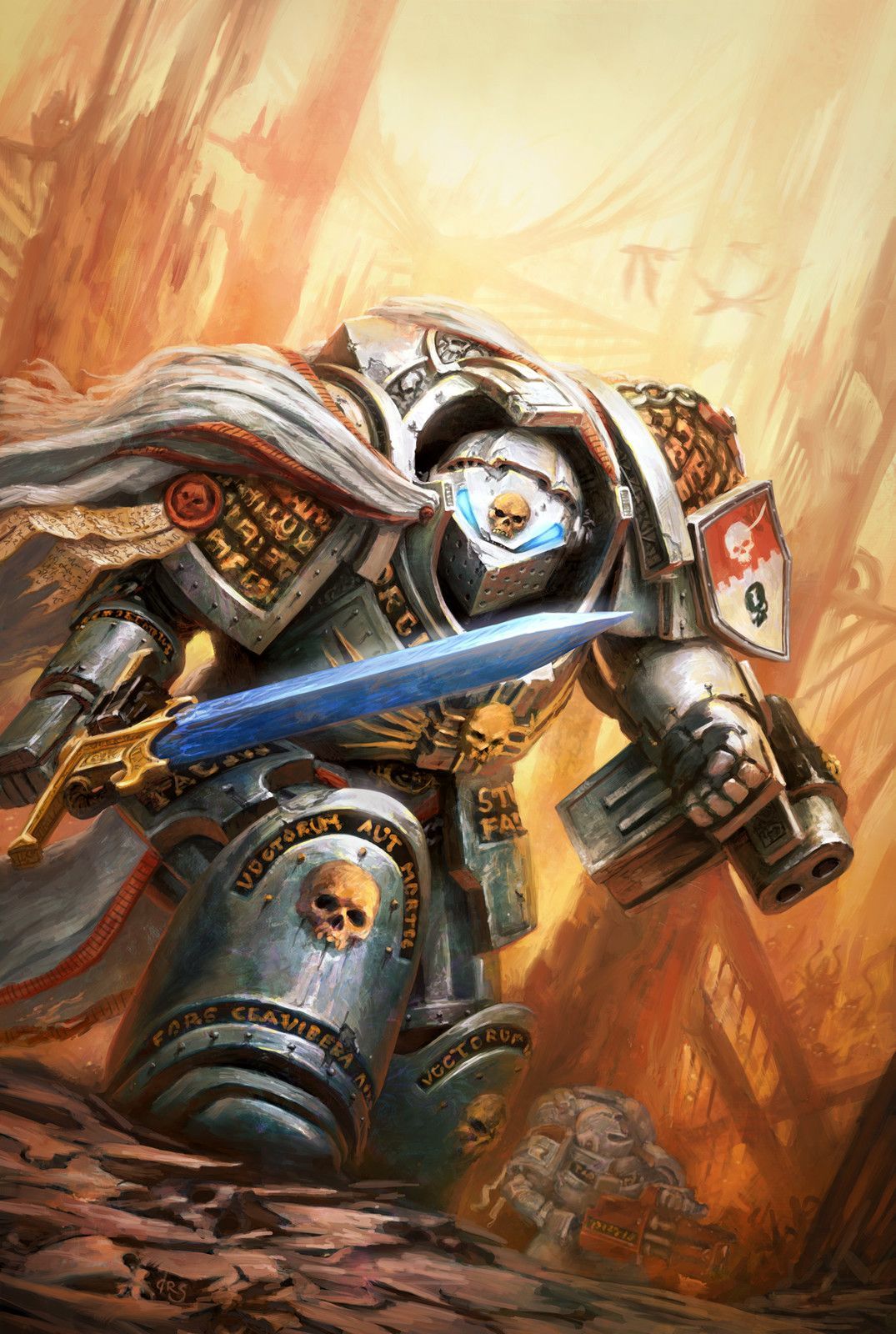 Which faction is known for its resistance against enemy psychic powers in Warhammer 40K?