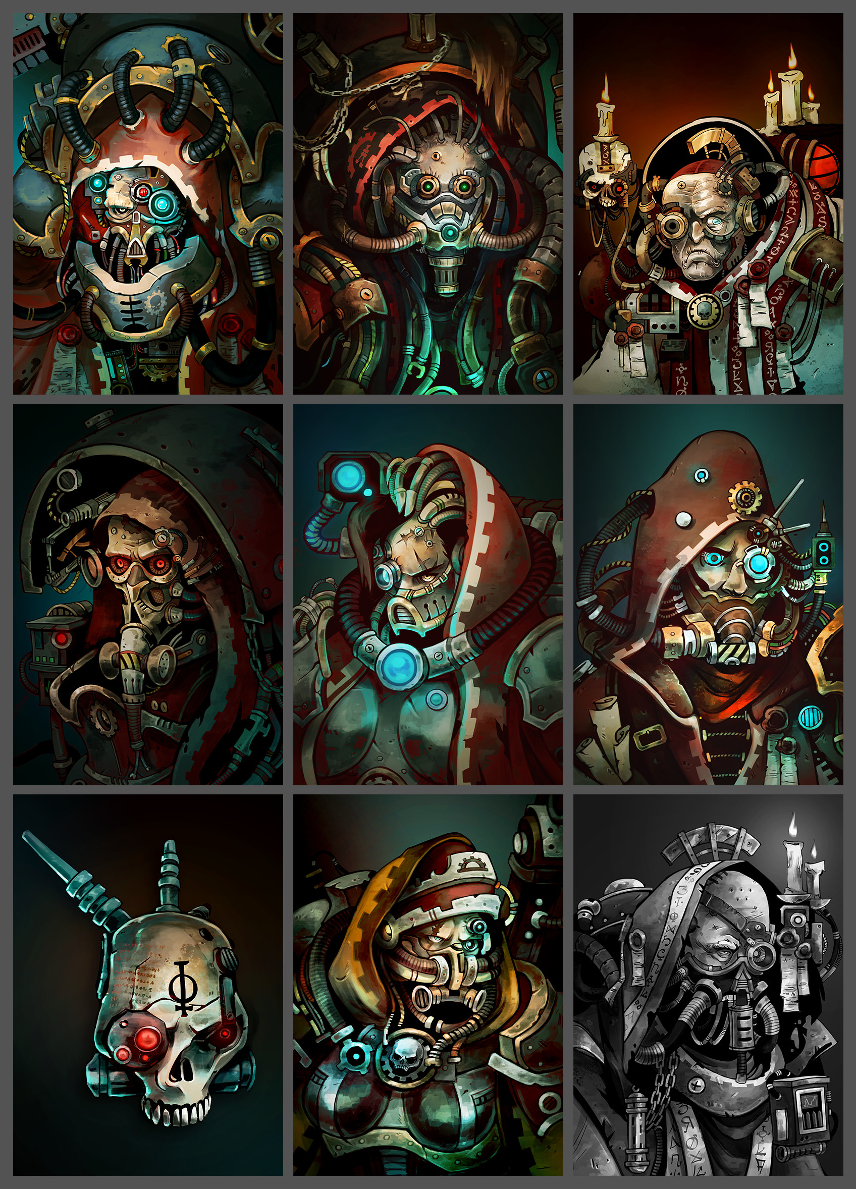Who are the Mechanicus characters in Warhammer 40k?