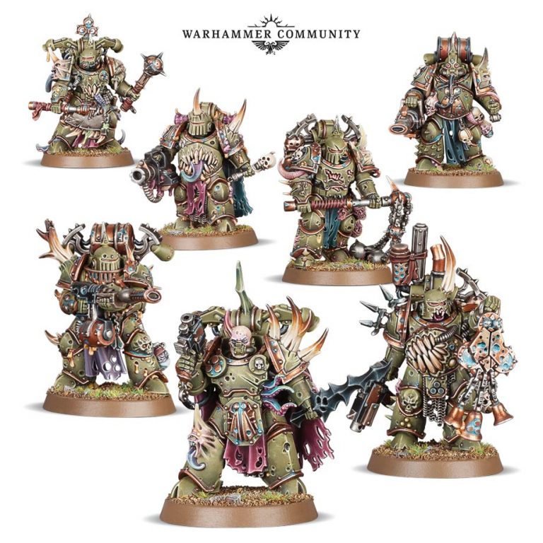 What Are The Plague Marine Characters In Warhammer 40k?