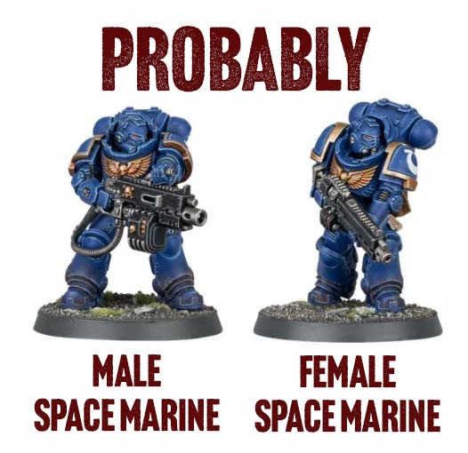 Why can't there be female Space Marines? 2