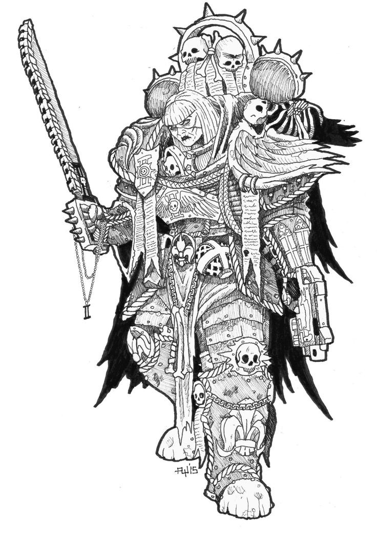 From Pen To Page: The Artistry Of Warhammer 40k Characters