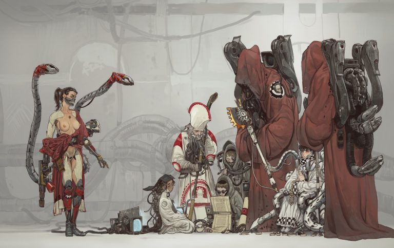 Warhammer 40k Characters: Disciples Of The Machine God