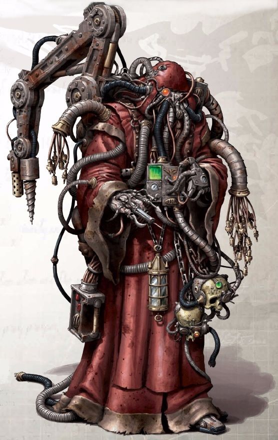 Warhammer 40k Characters: Tech-Priests of Mars