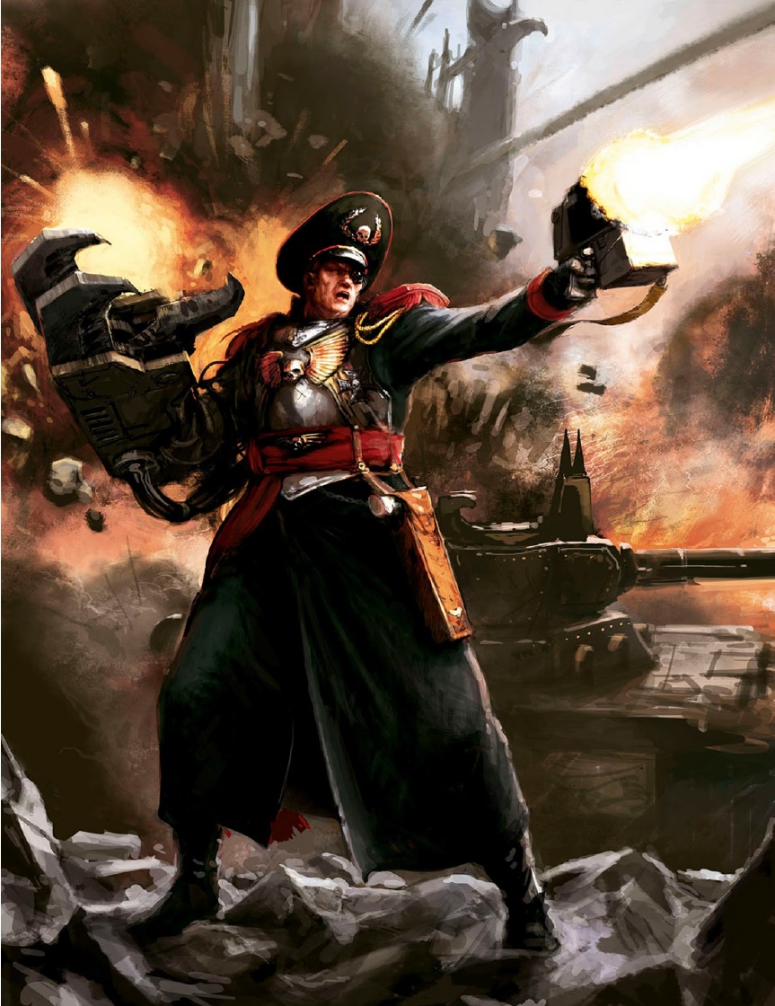 What is the story of Commissar Yarrick in Warhammer 40k?