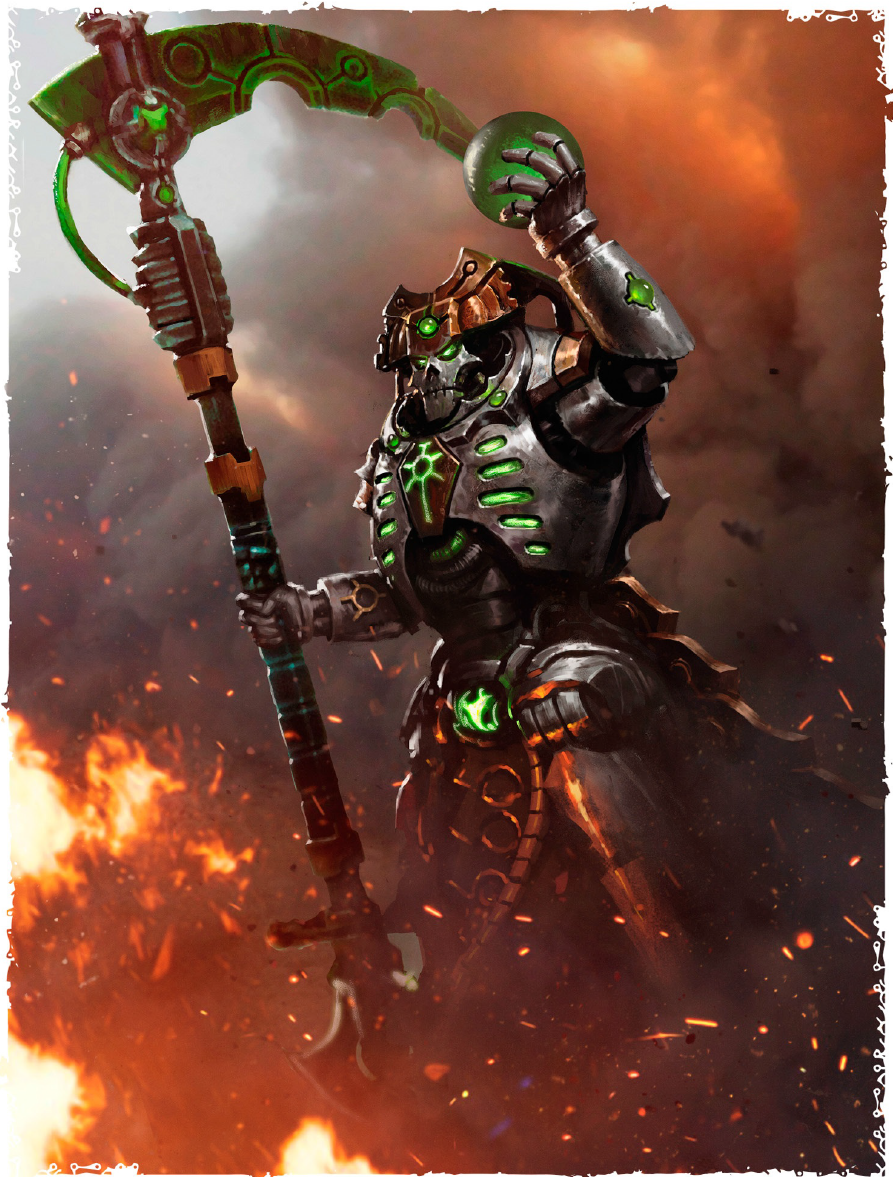Who are the Necron Overlords in Warhammer 40k?