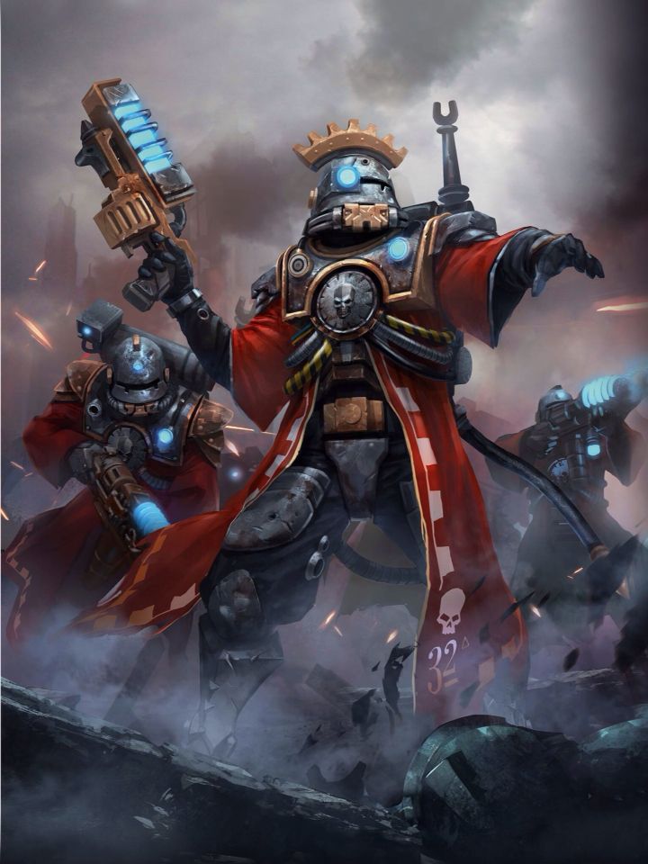 Who are the Skitarii Vanguard Alpha characters in Warhammer 40k?