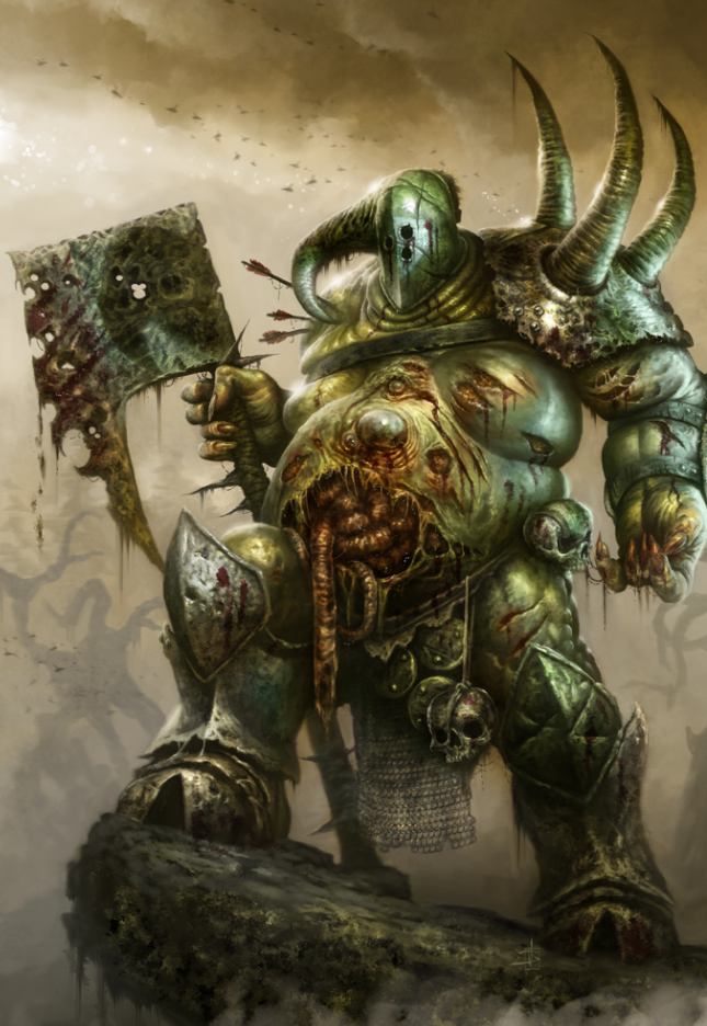 Warhammer 40k Characters: Champions Of The Plague God